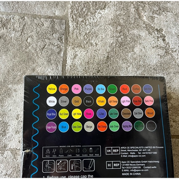 Aclrylic marker soft brush 36 color - Picture 2 of 3